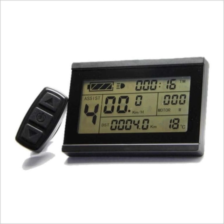 OmbouwsetVoorwielmotor Display met fietscomputer 01