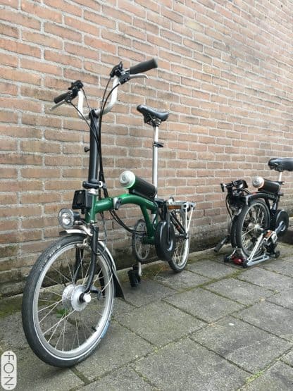 Brompton ombouwen tot elektrische fiets FON Auke Tweewielers