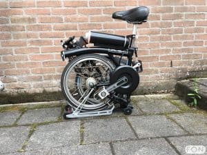 Brompton ombouwen tot elektrische fiets FON Auke Tweewielers