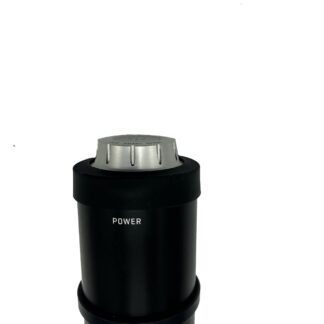 Siliconen ring USB accuknop ZWART2444